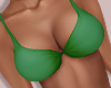 S. Green Bikini Top