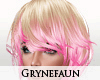 Blond & pink short hair