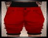 D|Baggy Red Shorts {M}