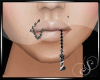S:Lip piercing snake key