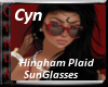Hingham Plaid  Glasses