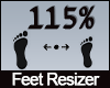 115% Feet Scaler