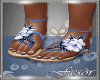 -FS- Floral Sandals