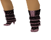 Black/Pink Boots