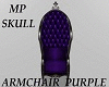 MP Skull Armchair Purple