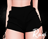 R. Demi Black Shorts