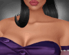 Satin purple drees