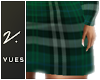 v. Plaid Groove Skirt