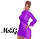 RLL Purple Sweater Dress