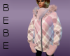 Pink Plaid Coat