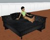 black chill out bed