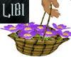 Flower Basket Purple