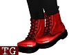 Red Underground Boot