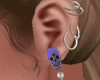 Neon Skull Earrings