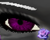 (C) Deep purple eyes (F)