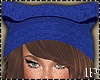 Blue Hat  Xmas Brunette