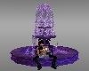 purple water fountain