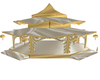 Wht & Gold Pagoda