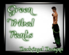 Green Tribal Dub Pants M