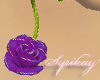 Purple Rose Choker