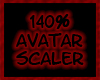 м| 140% Avatar Scaler