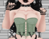 XV|| corset top sage