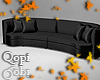 Black Curved Sofa