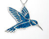 blue bird pendent