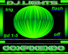 green dome dj light