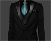 [EMZ]Black Tux n TealTie