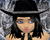 Midnight Cowgirl Hat BK1
