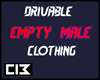 ~3 Emply Male Clothing