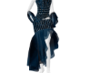 seablue diamond dress