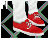 P! Red Vans & Tube Socks