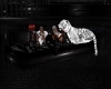 dark goth sofa  + tiger