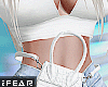 ♛Rin White Waist Bag