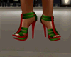 Red and Green Stilleto