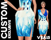 VH| Mellanie Blue Skirt