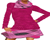 {D}Pink Sweater & Skirt