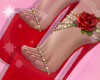 [C] Red Roses Heels