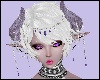 Lavender jeweled horns