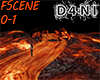 Fire Lava Scene Dj Light
