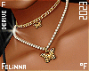 Butterflies Neck Gold