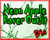 Neon Apple Raver outfit
