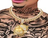 Psyduck Gold Cuban Link