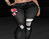 GL-RL Rose Black Jeans
