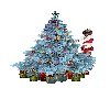 Ice Blue Christmas Tree