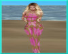 pink shell beach outfit
