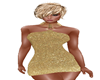 Gold Lurex Sparkle Dress