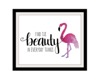 Pink Flamingo Sign
